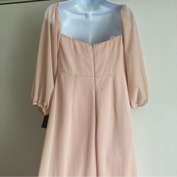 Lulu’s Always Us Blush Wide Leg Jumpsuit, NWT Sz M - Picture 7 of 10